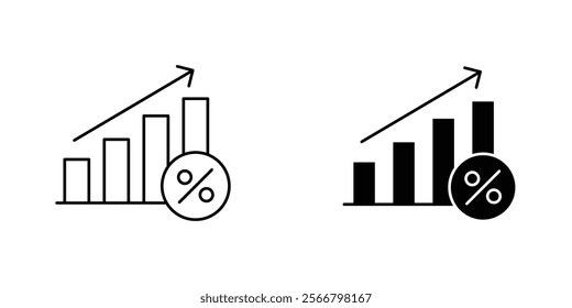 Interest growth icons pack for apps and web UI designs