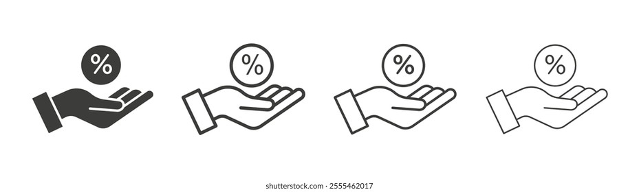 Interest icon pack. vector illustration