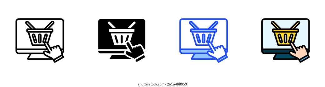 Interest Icon Set With Multiple Style Collection