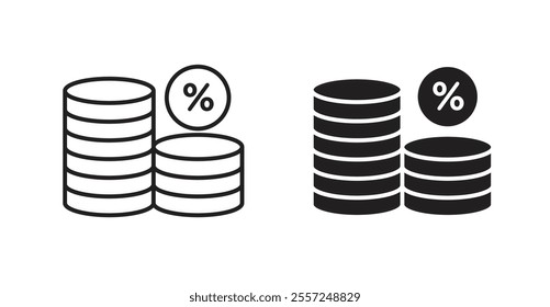 Interest Icon set. vector illustration set