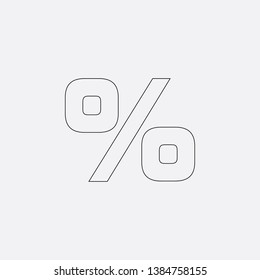 interest icon sign signifier vector