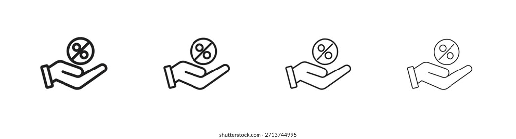 Interessensymbol. Vektorisolierte Piktogramme.
