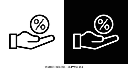 Interessensymbol Vektorsymbol im trendigen flachen Stil