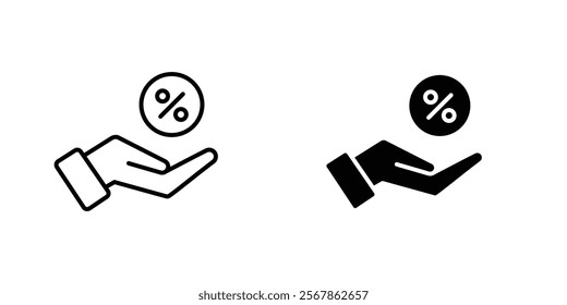 Interest icons collection in Filled flat and thin line style.