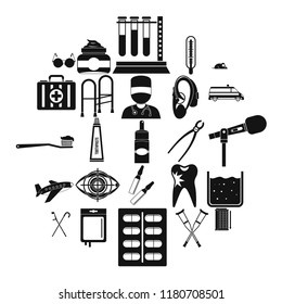 Interest icons set. Simple set of 25 interest vector icons for web isolated on white background