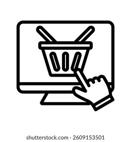 Interest Line Vector Illustration On White Background.