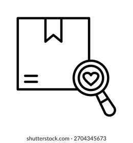 Vektorgrafik mit dem Symbol "Interest Outline"
