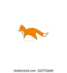 interest picture about fox cub running, can be use on all media because made with high resolution