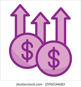 Interest Rate Icon Element For Design