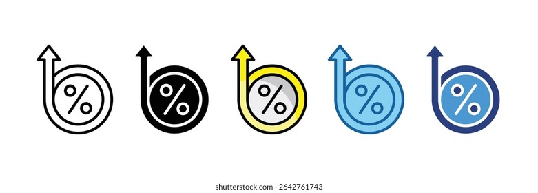 Elemento De Ícone De Taxa De Juros Para Design