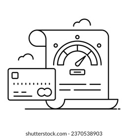 Interest Rate Indicator, Mortgage Rates. The interest rate icon with a house and a percentage sign represents an interest rate indicator, especially for mortgage rates.