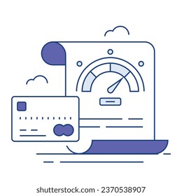 Interest Rate Indicator, Mortgage Rates. The interest rate icon with a house and a percentage sign represents an interest rate indicator, especially for mortgage rates.