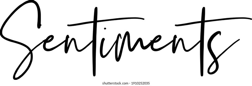 Interested quote. Modern calligraphy text. Vector hand-drawn illustration black and white