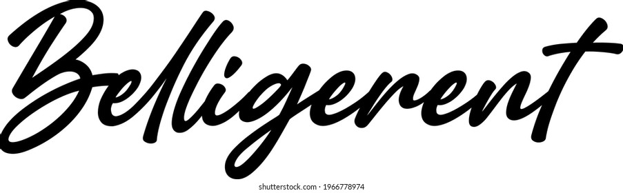 Interested quote. Modern calligraphy text. Vector hand-drawn illustration black and white