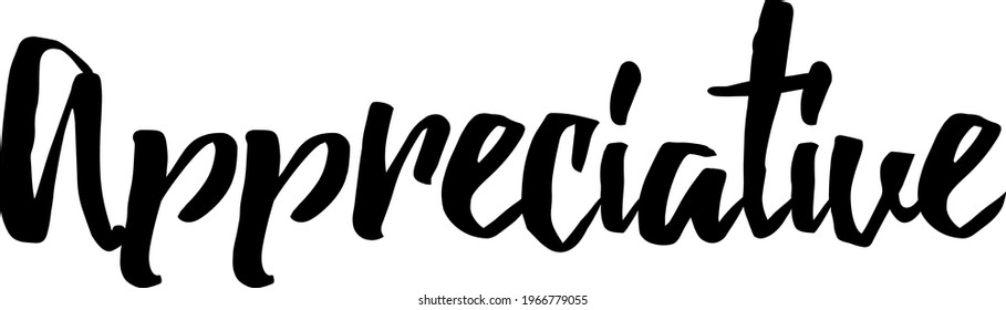 Interesado. Texto moderno de caligrafía. Ilustración de vectores dibujada a mano en blanco y negro