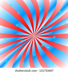 Interesting abstract background in the form of color lines. Vector illustration