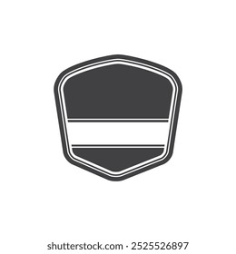 Interesting blank shield logo concept