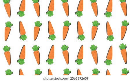 interesting carrot pattern. suitable to be used as a background. simple carrot background