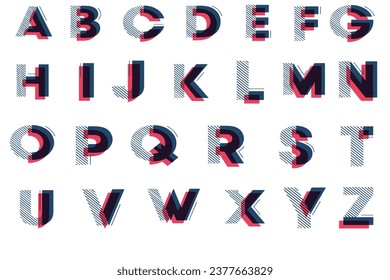 An interesting collection of alphabets, you can use them as your favorite font