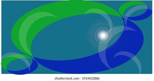 interesante combinación de colores del círculo