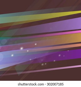 Interesting colored background panels