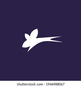 Interessantes und niedliches Kaninchengrafik-Logo