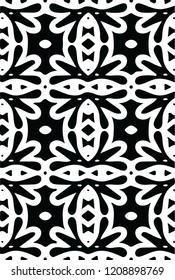 Interesting elegant  floral abstract vector pattern decorative design for many creative ideas