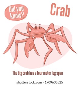 Interesting facts about the crab. Did you know?