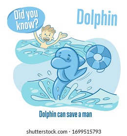Interesting facts about sea animals. Dolphin. Did you know?