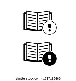 Conjunto de vectores de iconos de hechos interesantes. colección de signos de ilustración de alerta. símbolo de atención.