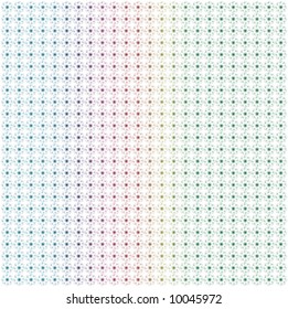 Interesting Floral Pattern Fade Illustration Vector
