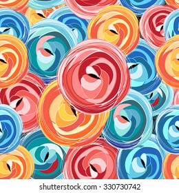 interesting graphic abstract pattern rose flowers background