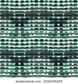 Interesting green and black textildesign, seamless repeatable vector pattern.