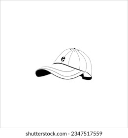 Interesting Hat Icon Illustration Logo Design

