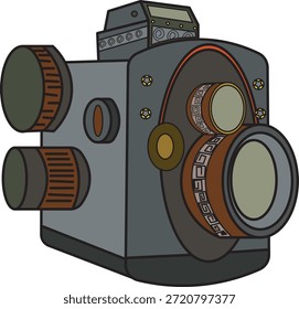 An interesting illustration showing a camera.