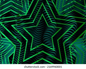 An interesting and moving wave background using geometric shapes for design.