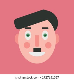 Interesting people icons flat illustration  