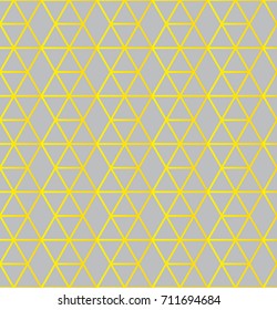 Interesting seamless golden geometric pattern tile