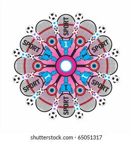 Interesting symmetric sports composition