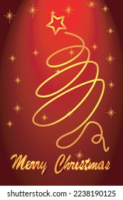 An interesting and unique illustration of Christmas