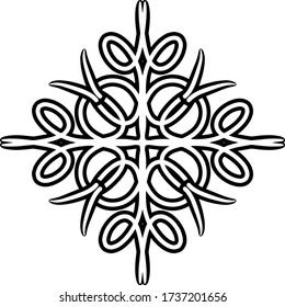 Interesting vector figure. Antistress coloring for everybody. 