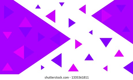 Interesting violet Triangle background