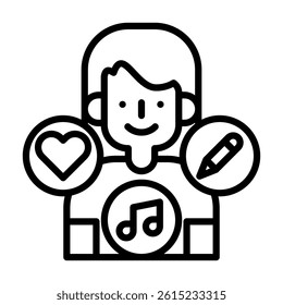Interests Icon Element For Design