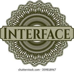 Interface abstract linear rosette