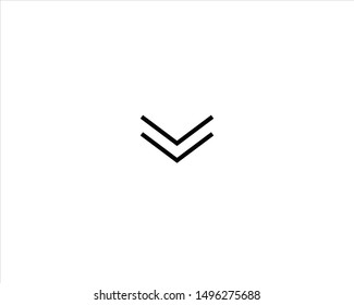 interface button down vector design vector