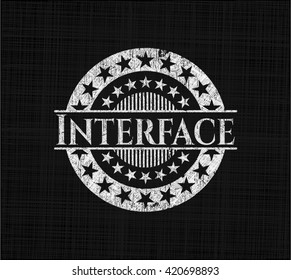 Interface chalkboard emblem