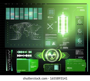 Interface elements HUD, UI, GUI. Vector Callout Titles set.  Futuristic callout bar labels, information call box bars and modern digital info boxes layout templates. Callouts titles in HUD style.