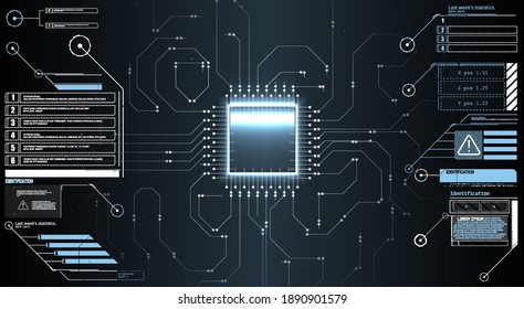Interface elements HUD, UI, GUI. Vector Callout Titles set Callouts titles in HUD style. Futuristic callout bar labels, information call box bars and modern digital info boxes layout templates.