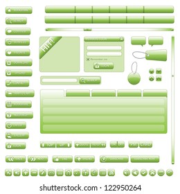 Interface Elements Web Site (Green)