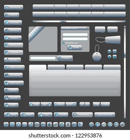 Interface Elements Web Site (Grey)